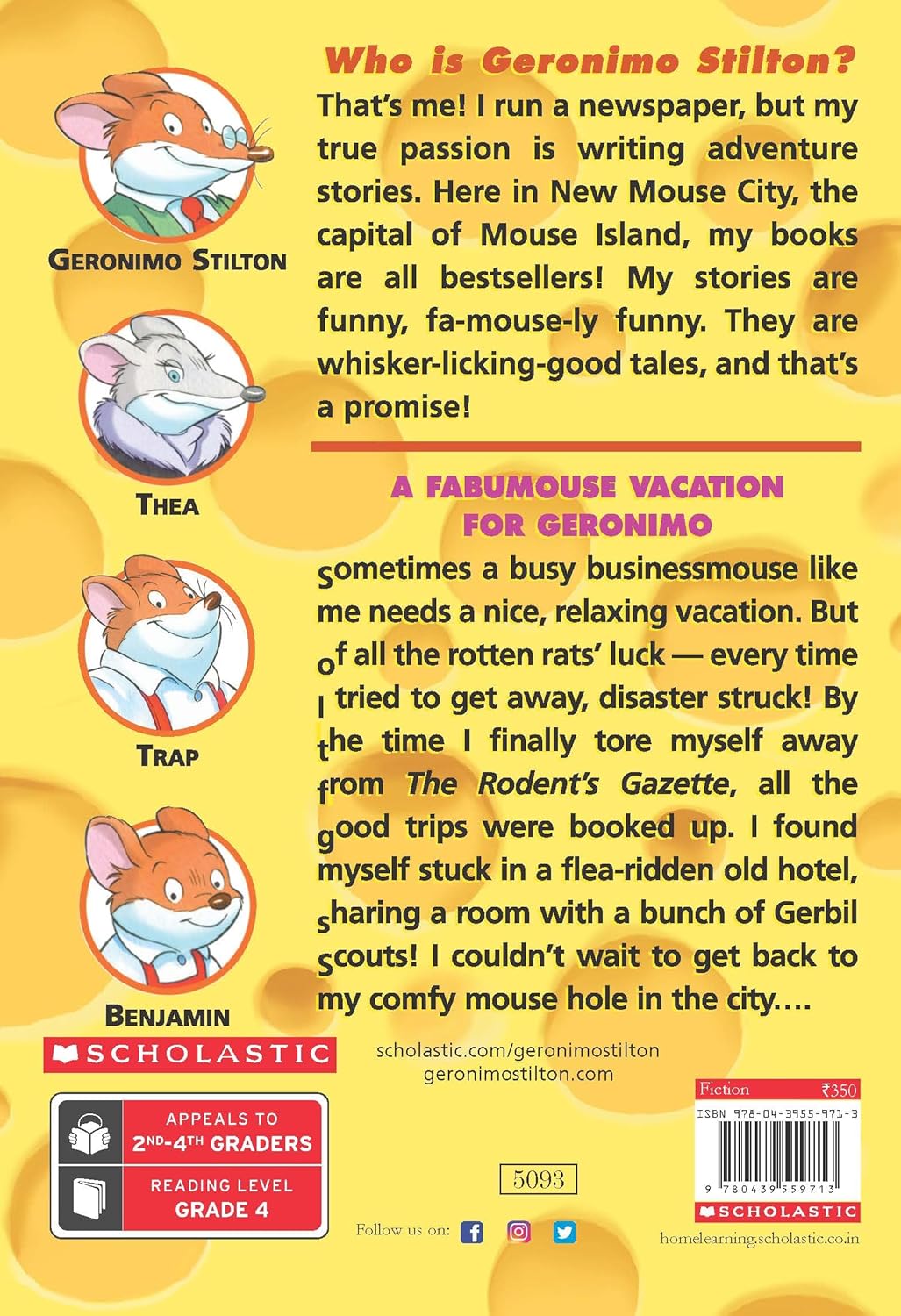 Geronimo Stilton #9: A Fabumouse Vacation for Geronimo