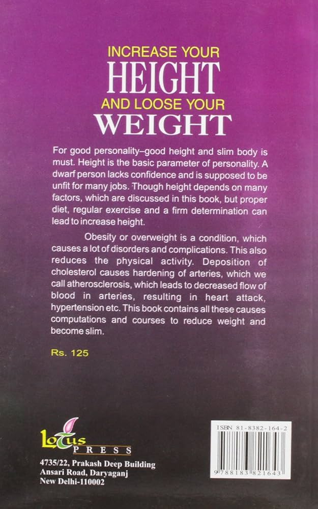 Increase Your Height and Lose Your Weight