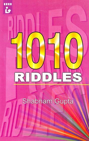 1010 Riddles, English-language reference book cover from Lotus Press.