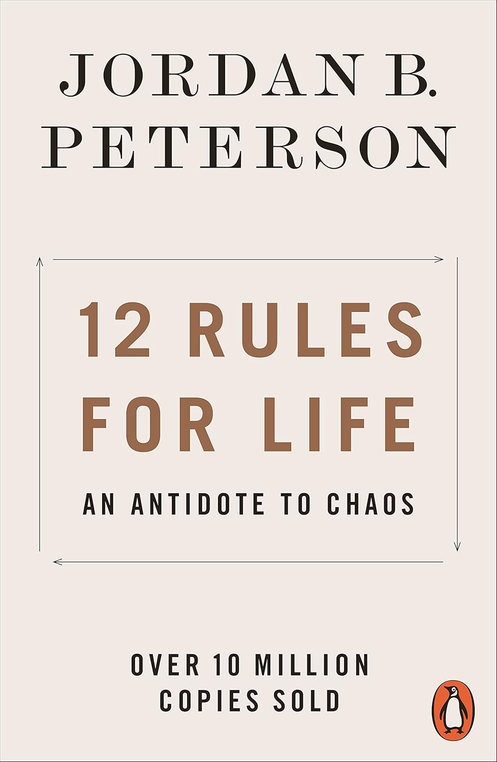 12 Rules for Life: An Antidote to Chaos by Jordan B. Peterson, paperback cover.