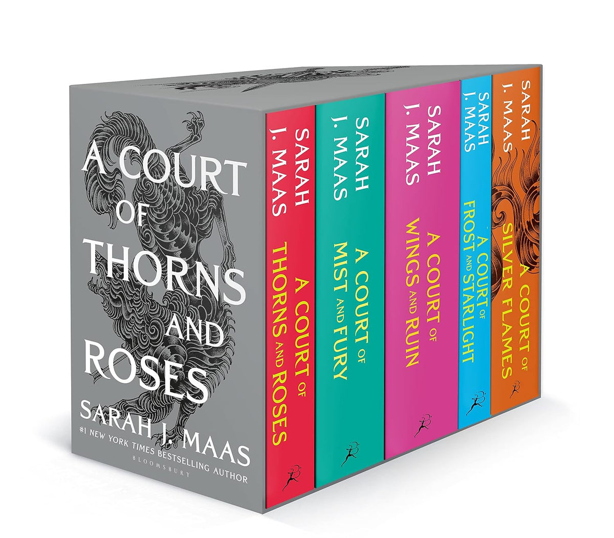 Book box set cover: A Court of Thorns and Roses Box Set (5 Books)