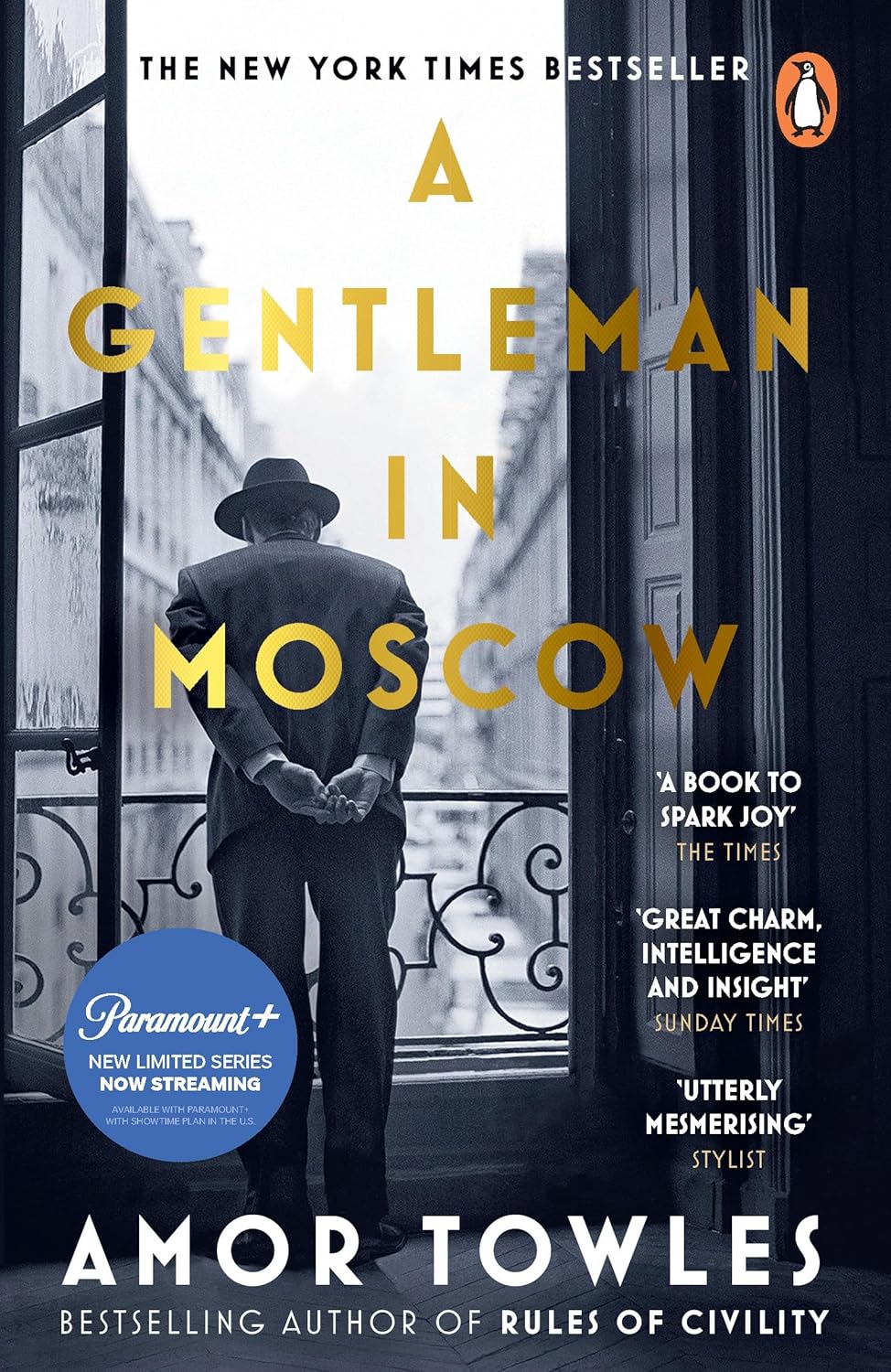A Gentleman in Moscow, book cover.