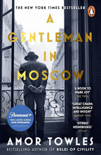 A Gentleman in Moscow, book cover.
