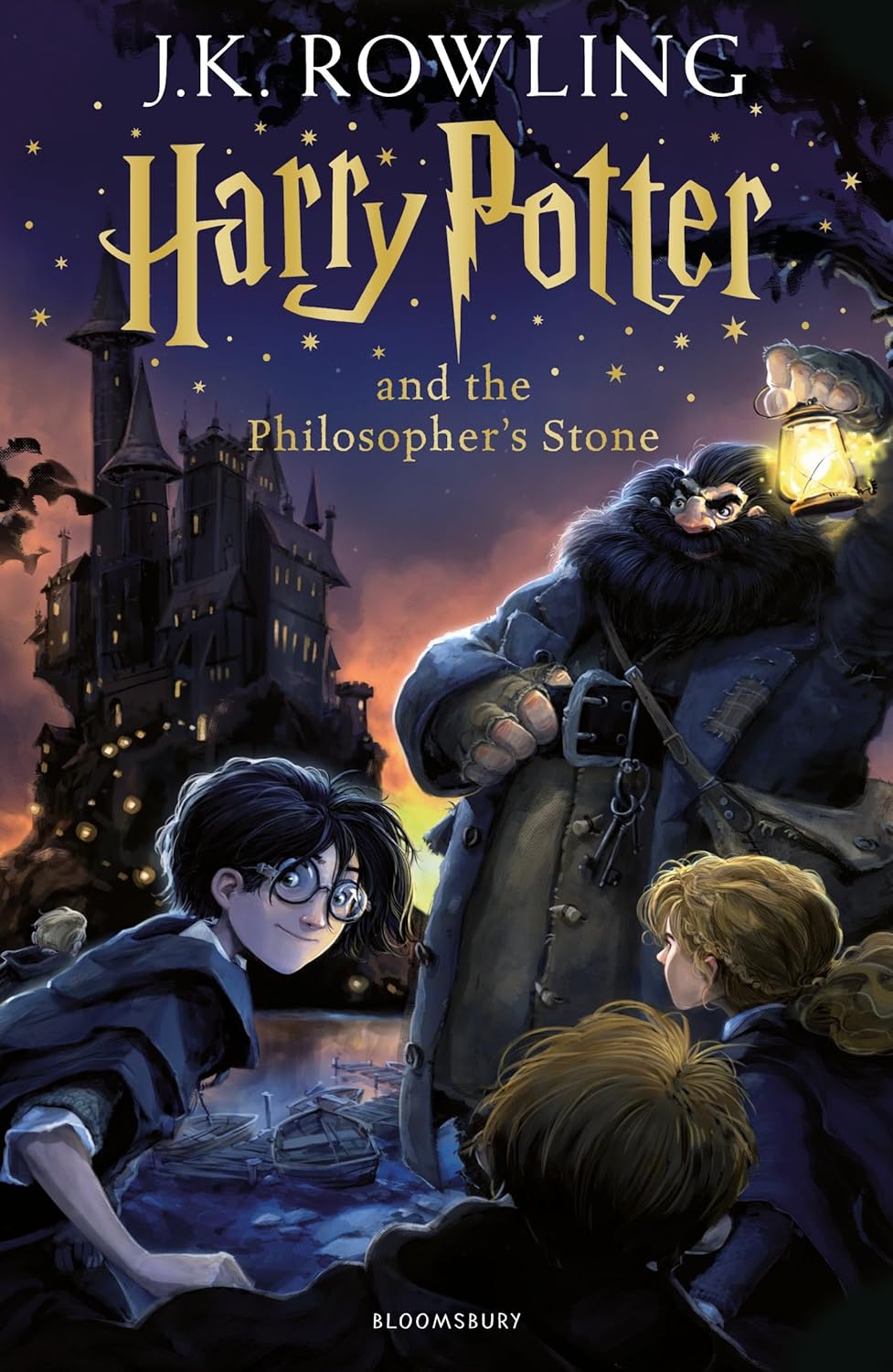 Harry Potter and the Philosopher’s Stone, book cover.