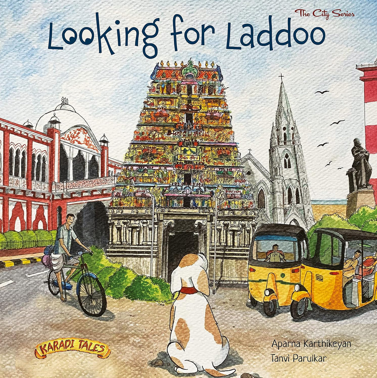 Looking for Laddoo, illustrated children’s picture book cover from Karadi Tales.