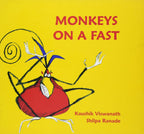 Monkeys On A Fast, illustrated children’s picture book cover from Karadi Tales.