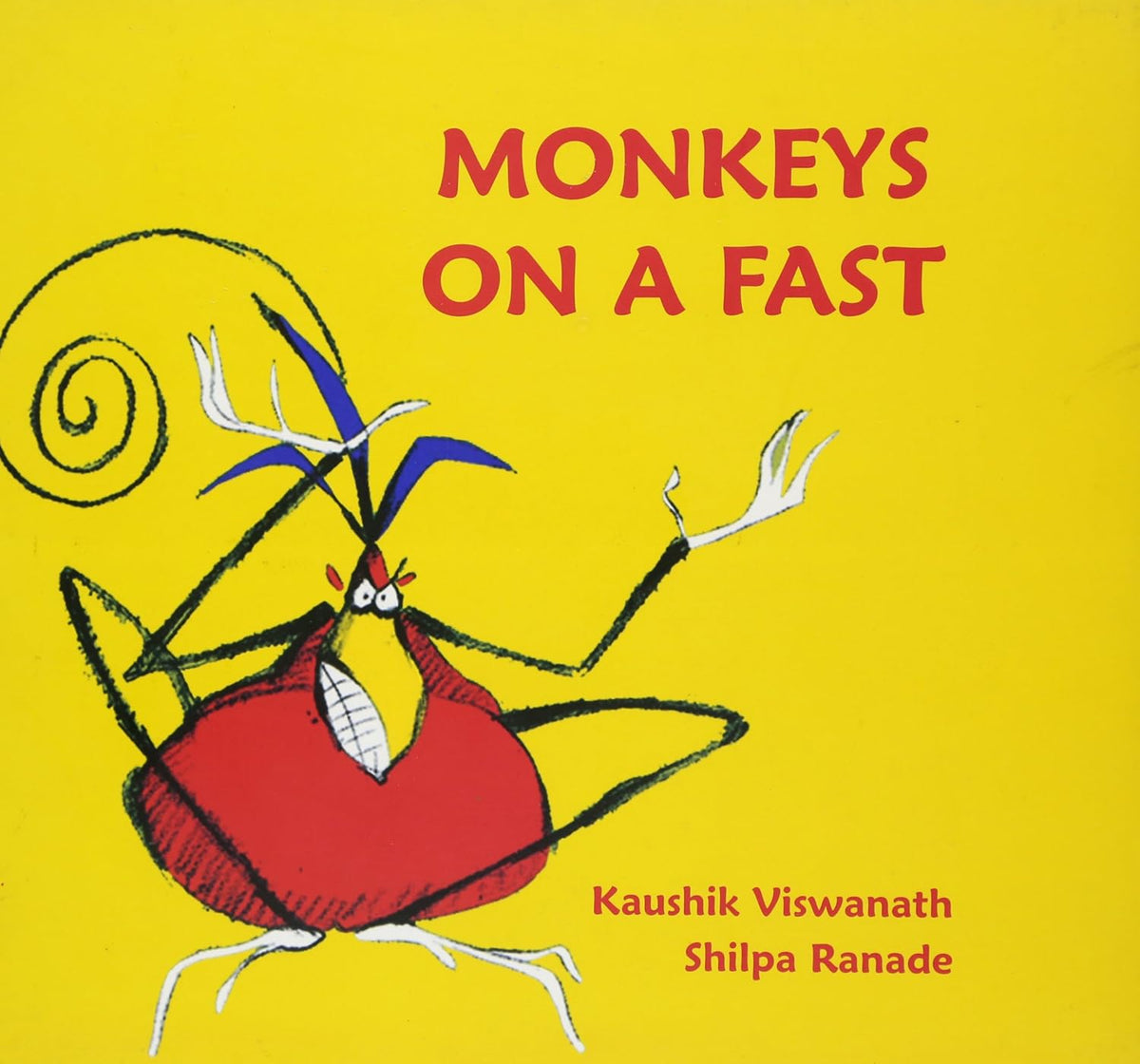 Monkeys On A Fast, illustrated children’s picture book cover from Karadi Tales.