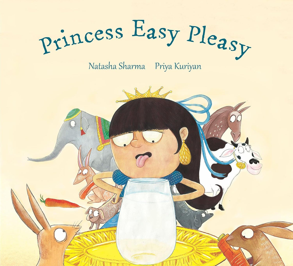 Princess Easy Pleasy, illustrated children’s picture book cover from Karadi Tales.