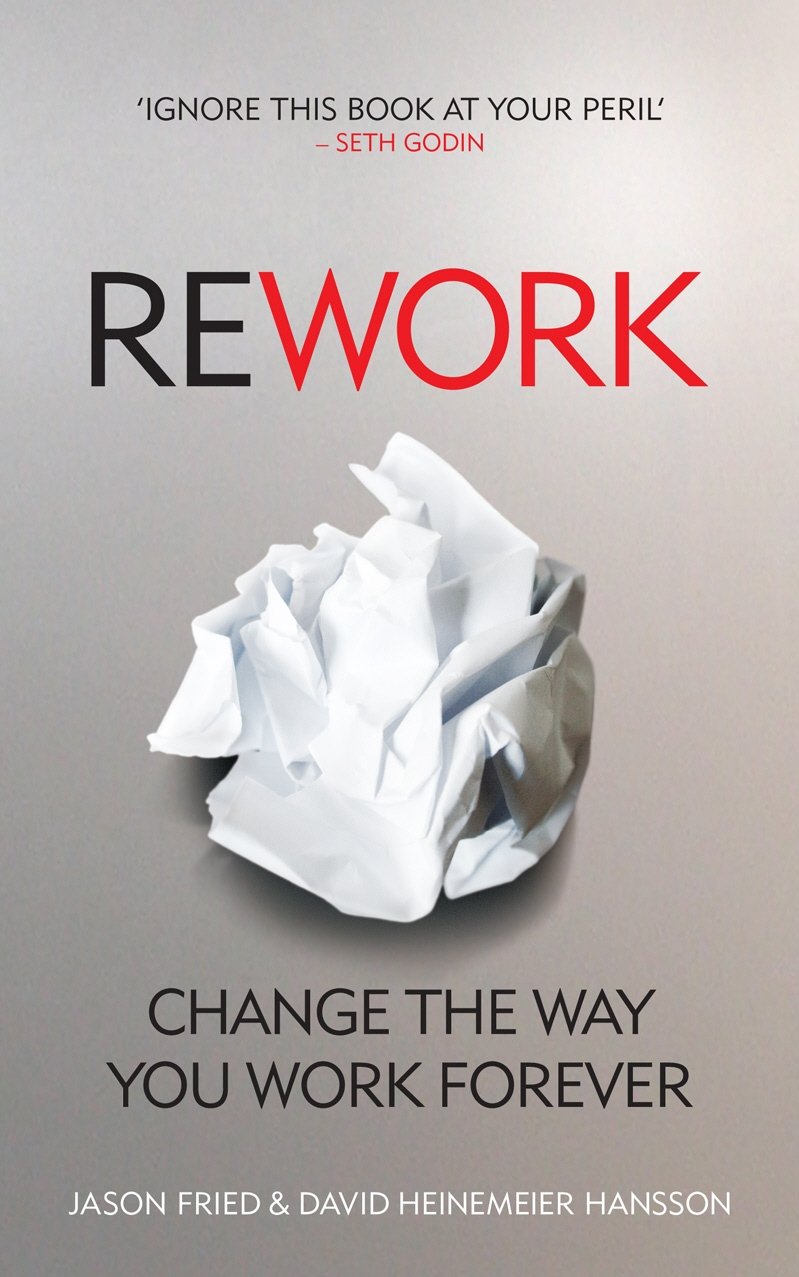 Book cover: Rework