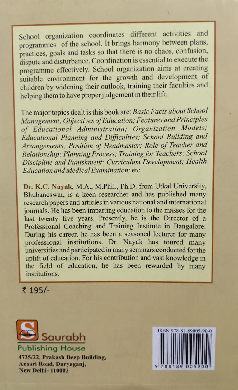 School Organization and Administration