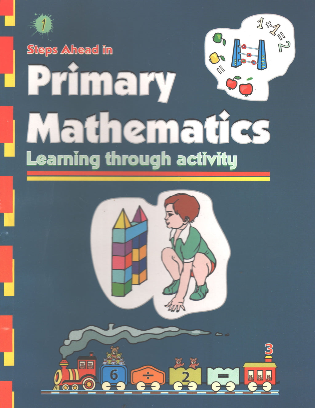 Steps Ahead in Primary Mathematics, book cover from Innovative Books.