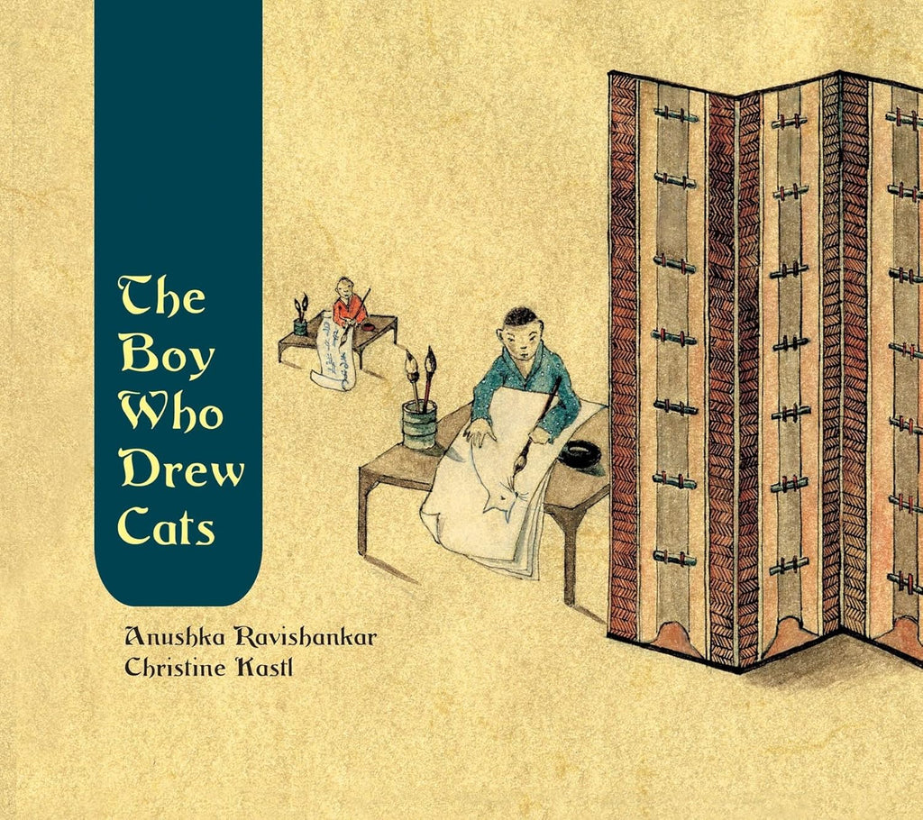 The Boy Who Drew Cats from Karadi Tales, illustrated paperback cover.