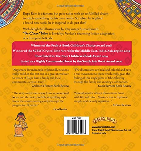 The Clever Tailor, additional product image from Karadi Tales.