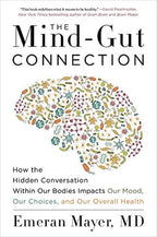 The Mind-Gut Connection by Emeran Mayer, paperback book cover.