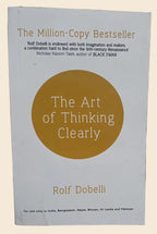 The Art of Thinking Clearly, book cover.