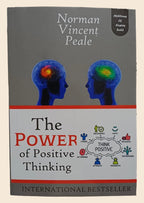 The Power of Positive Thinking by Norman Vincent Peale, paperback book cover.