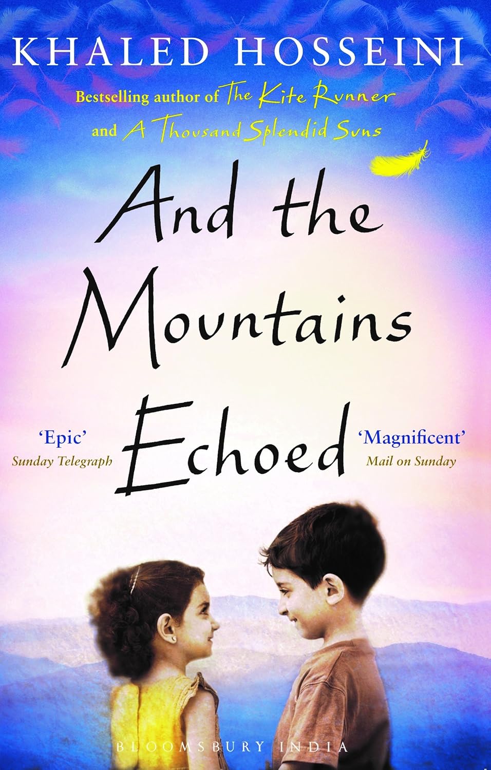 And the Mountains Echoed, book cover.