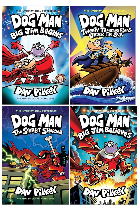 Dog Man Box Set: Volumes 11–14