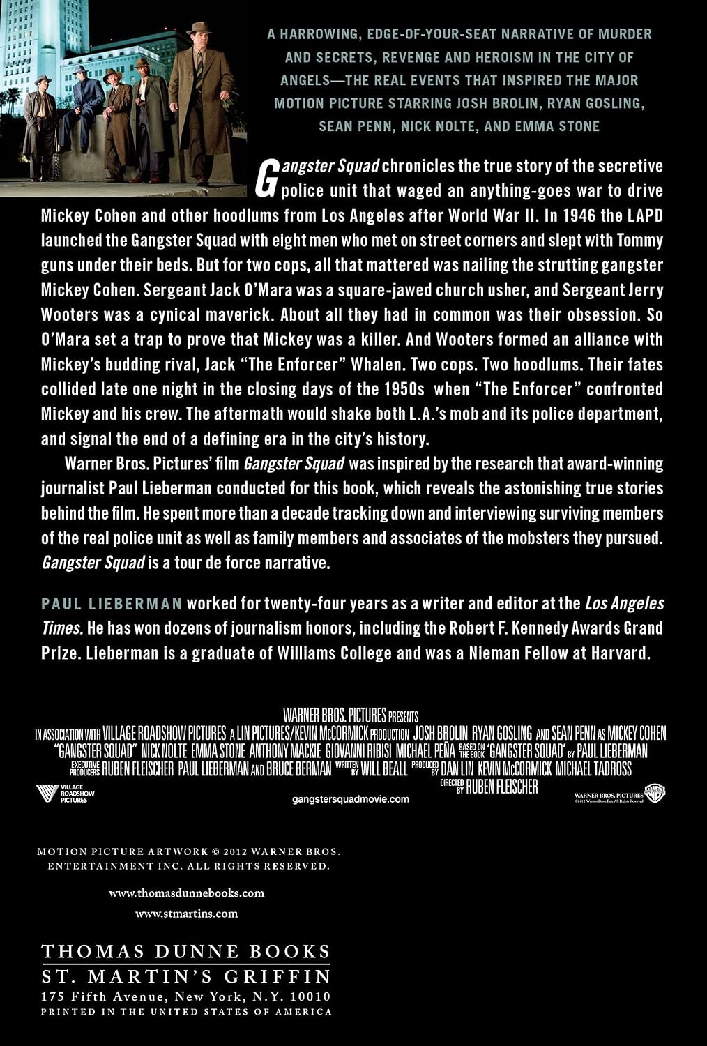Gangster Squad: Covert Cops, the Mob, and the Battle for Los Angeles