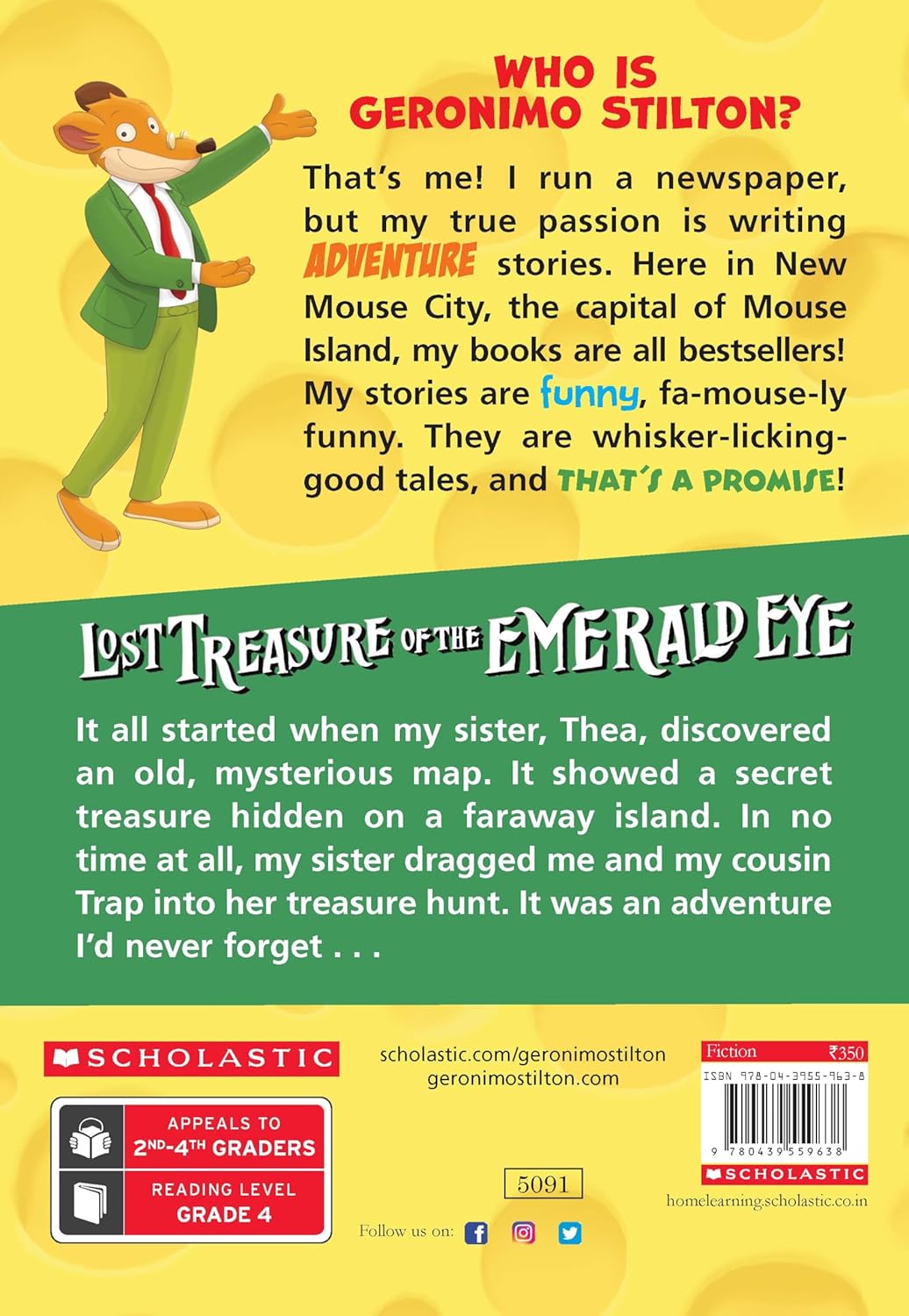 Geronimo Stilton #1: Lost Treasure of the Emerald Eye