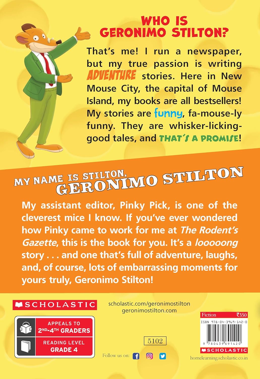 Geronimo Stilton #19: My Name Is Stilton, Geronimo Stilton