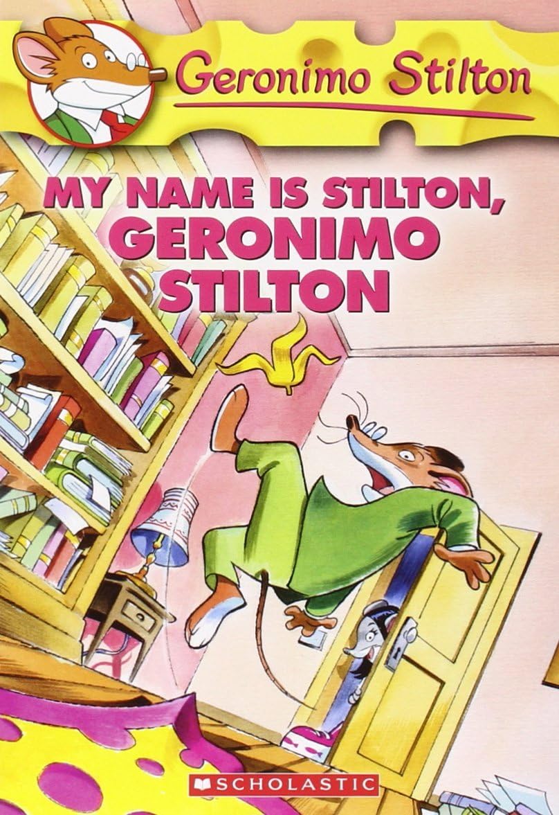 Geronimo Stilton #19: My Name Is Stilton, Geronimo Stilton, book cover.