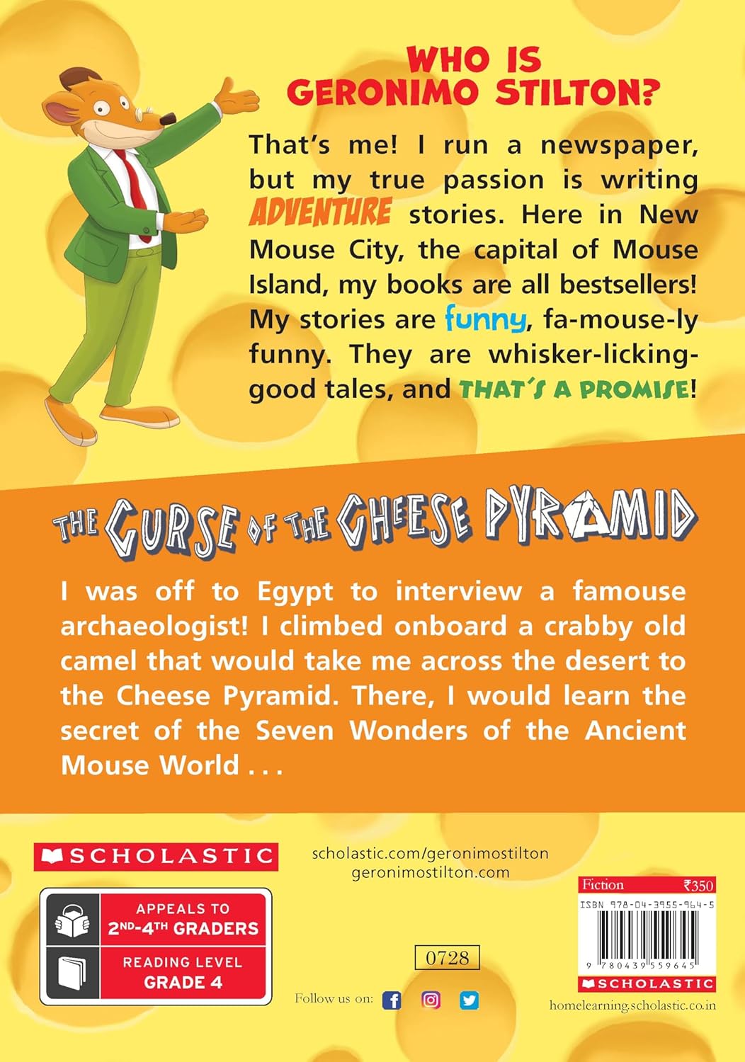 Geronimo Stilton #2: The Curse of the Cheese Pyramid