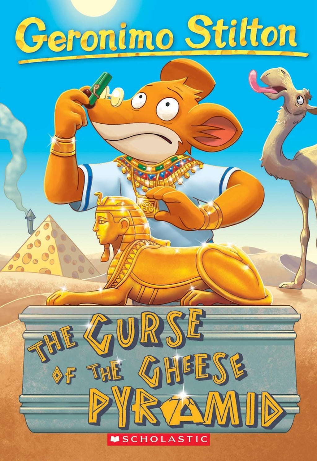 Book cover: Geronimo Stilton #2: The Curse of the Cheese Pyramid