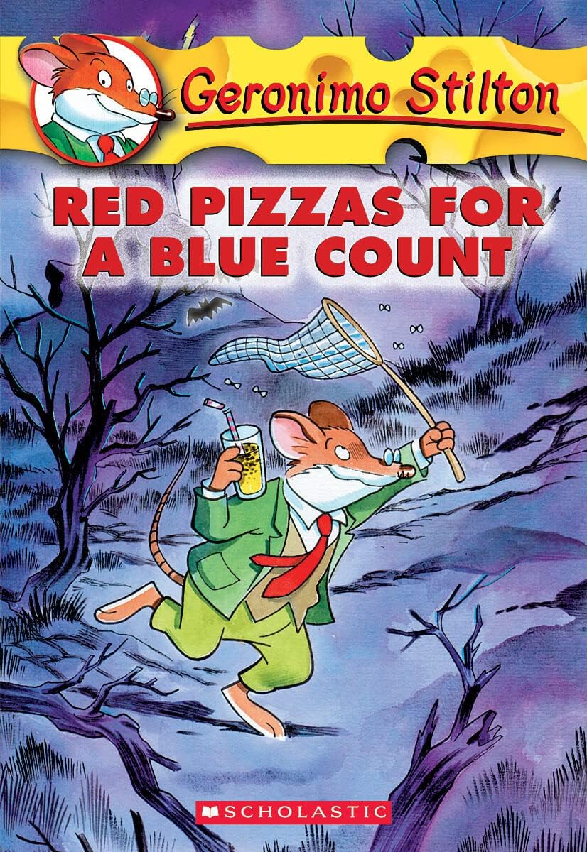 Book cover: Geronimo Stilton #7: Red Pizzas for a Blue Count
