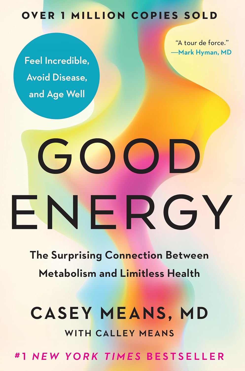 Good Energy by Casey Means, MD, hardcover book cover.