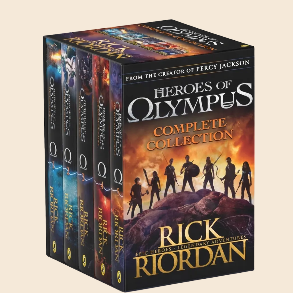Heroes of Olympus by Rick Riordan - Complete Collection (5 Books)