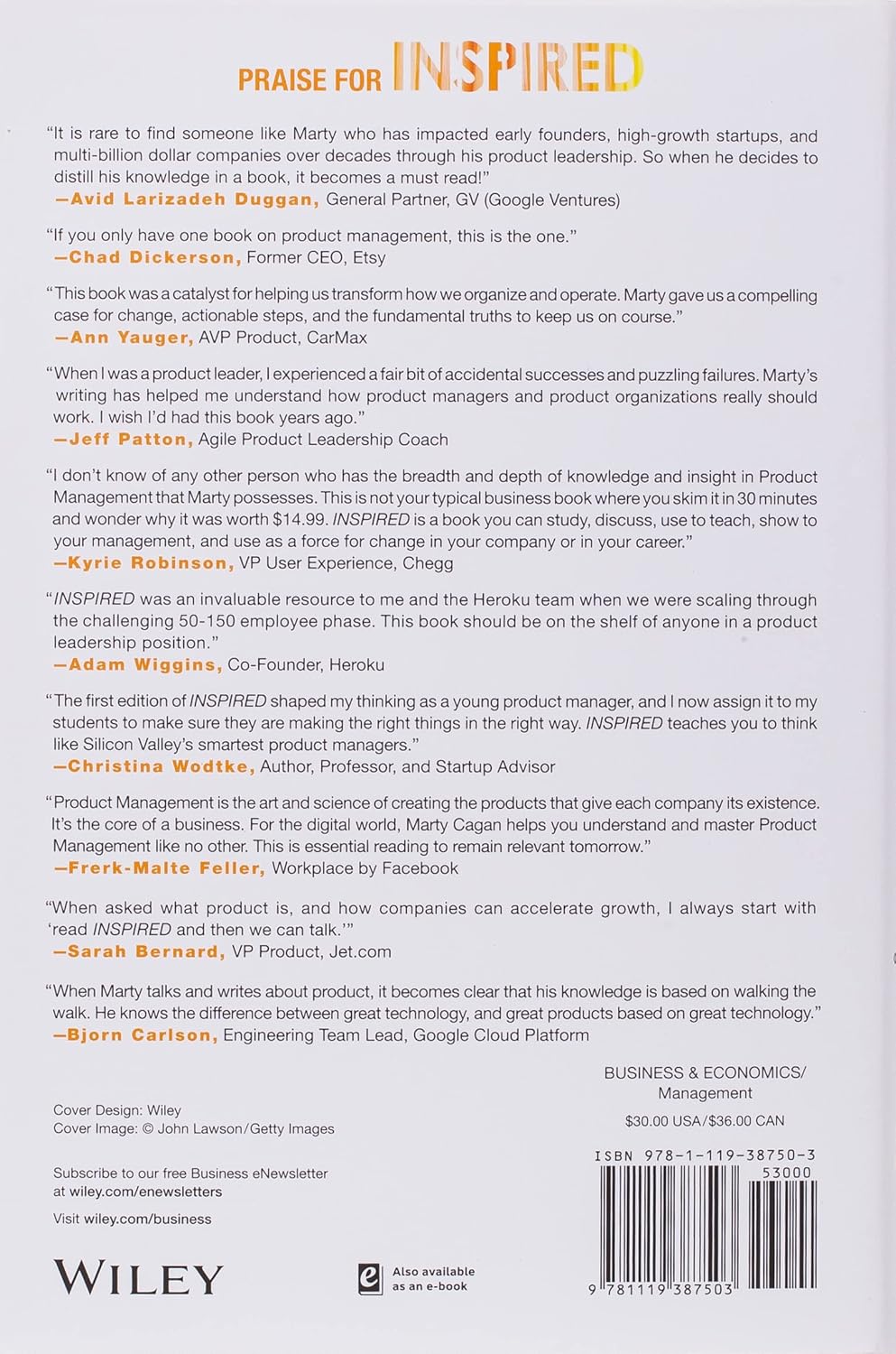INSPIRED: How to Create Tech Products Customers Love (2nd Edition)
