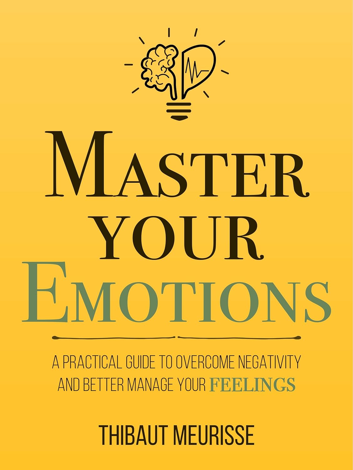 Master Your Emotions by Thibaut Meurisse, paperback book cover.