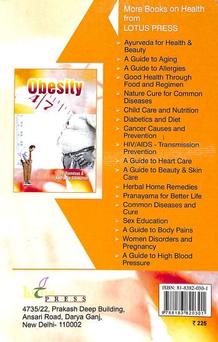 Obesity, book cover.