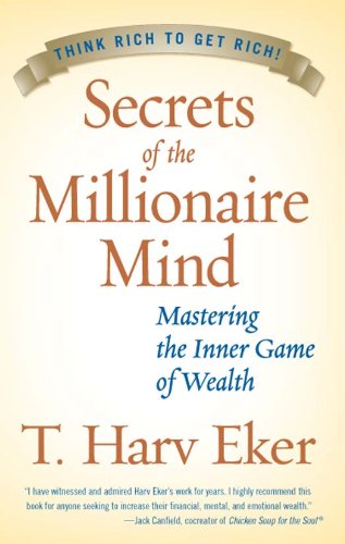 Secrets of the Millionaire Mind by T. Harv Eker, paperback book cover.