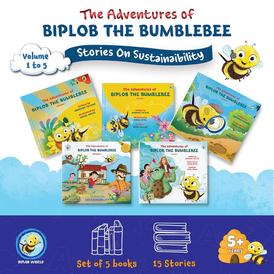 The Adventures of Biplob the Bumblebee Volume 1 to 5