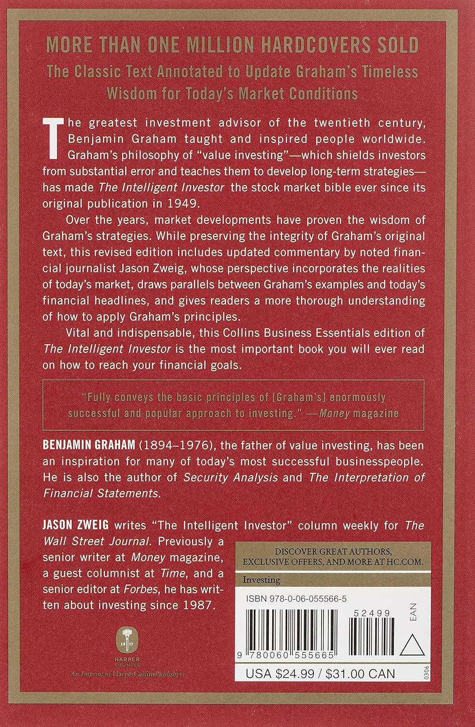 The Intelligent Investor, book cover.