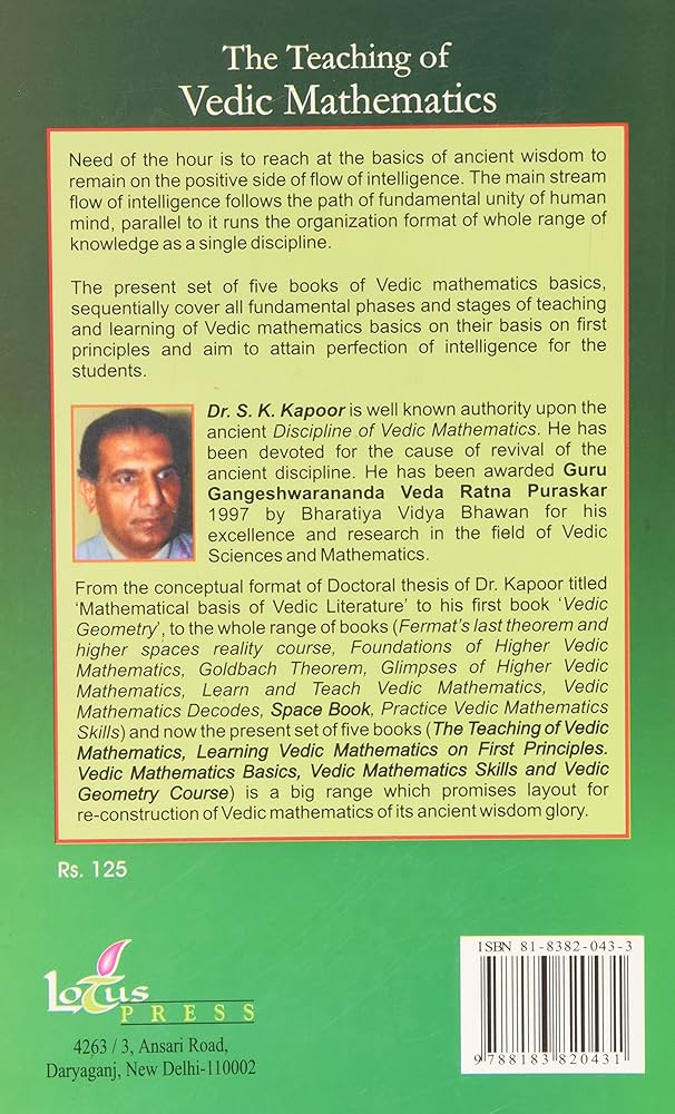 The Teachings of Vedic Mathematics