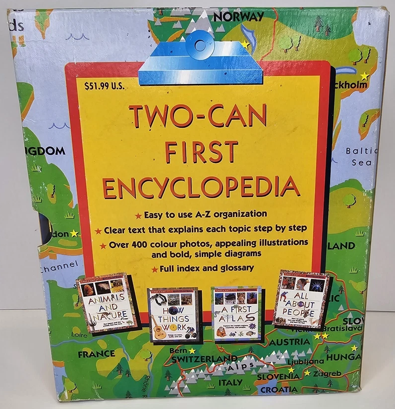 Two-Can First Encyclopedia - Set of 4 Volumes (Slipcase)