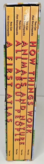 Two-Can First Encyclopedia - Set of 4 Volumes (Slipcase), book cover.